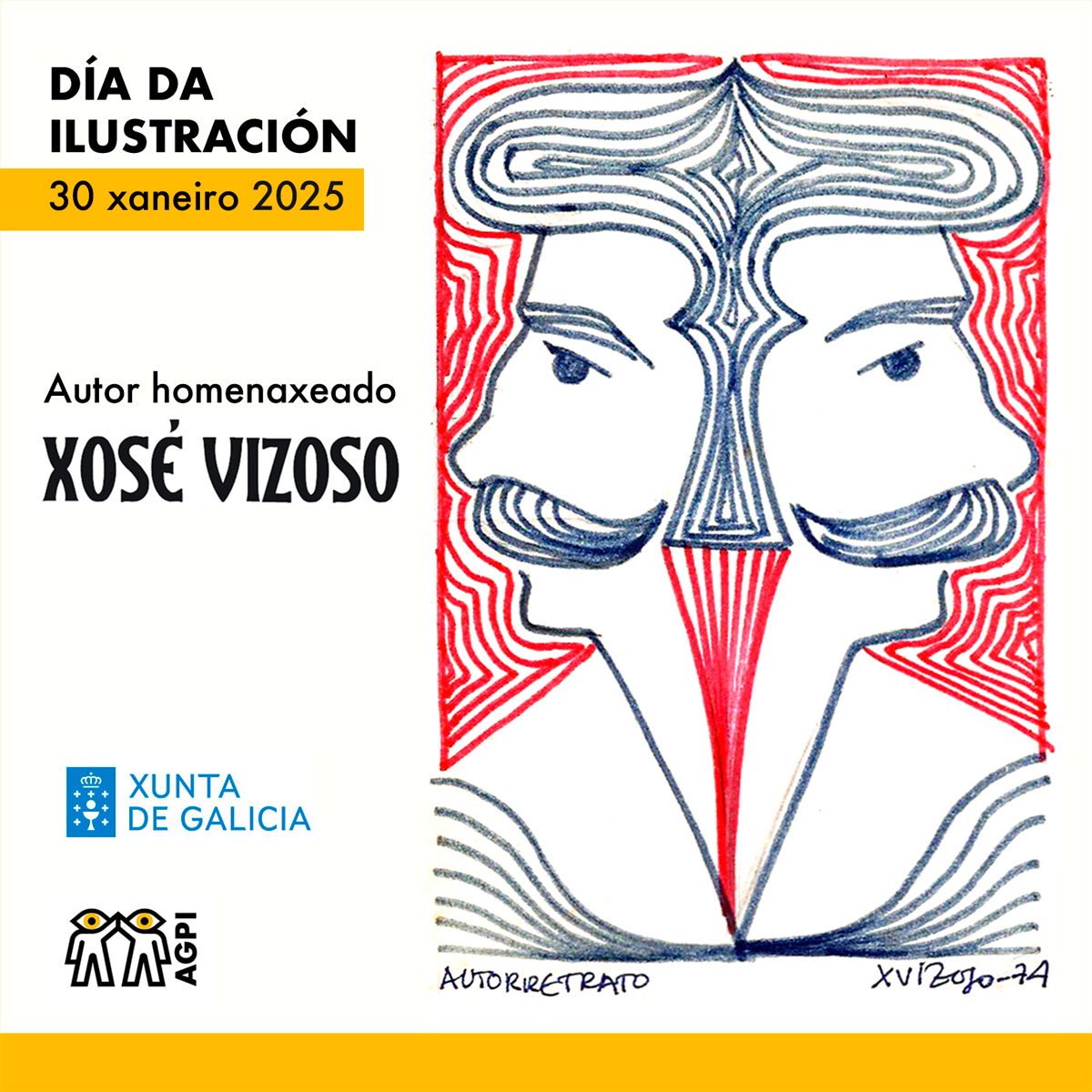 Xosé Vizoso no Dia da Ilustración 2025