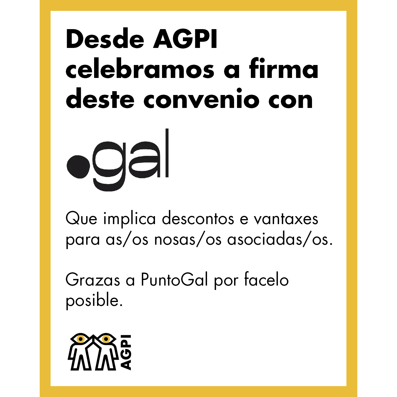 Convenio con PuntoGal